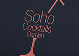 Logo design a Soho Cocktail Garden szórakozóhelynek